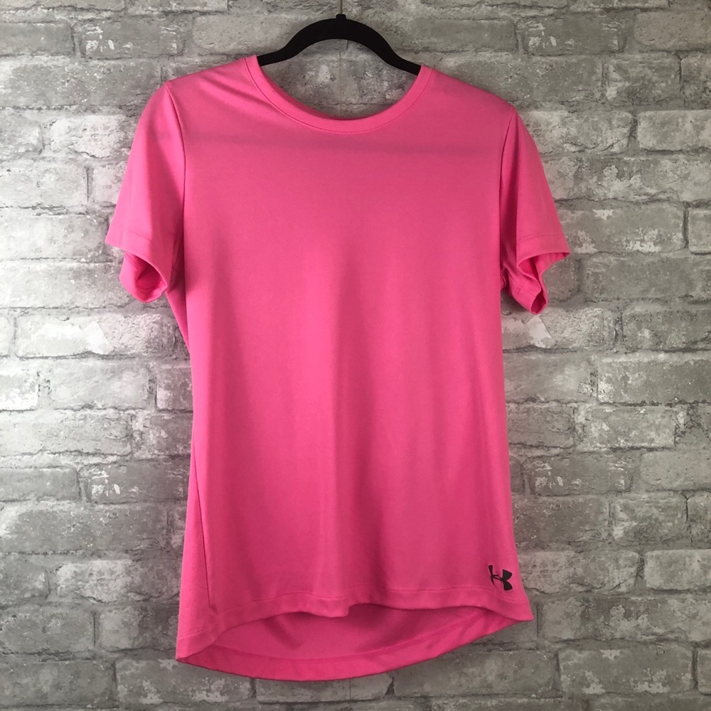Adidas Semi Fitted Hot Pink Heat Gear Shirt